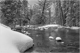 Snow and River