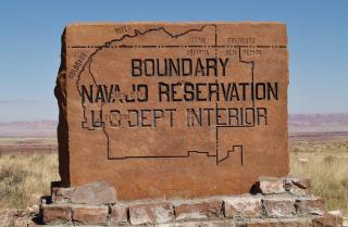 Boundary of Navajo Nation