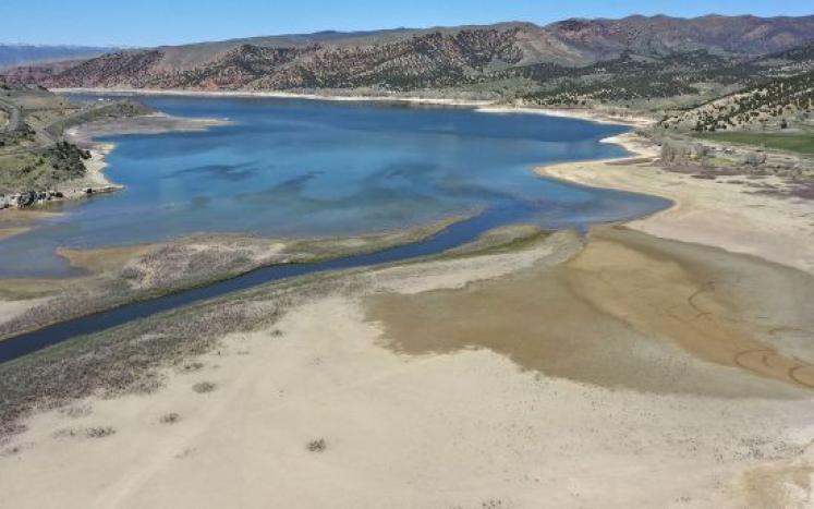 Drought Affected Reservoir